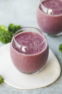 Blueberry broccoli smoothie recipe