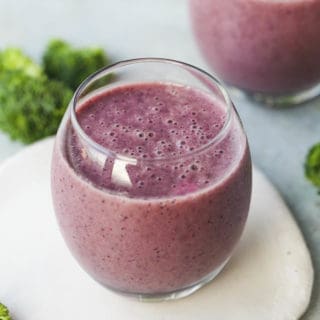 Blueberry broccoli smoothie recipe