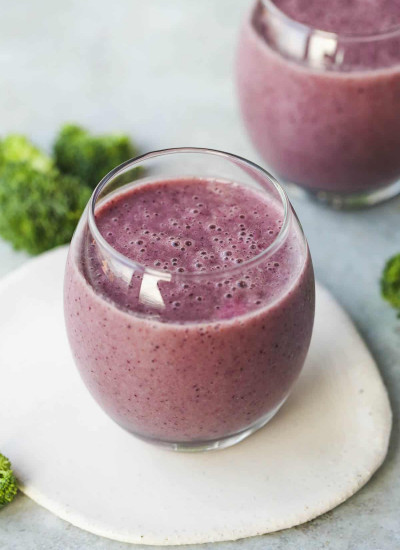 Blueberry broccoli smoothie recipe