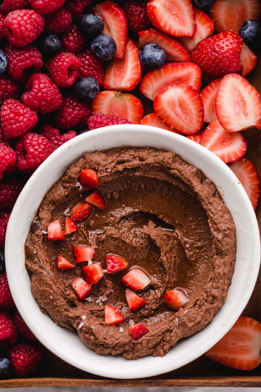 Brownie Batter Hummus - Nourish Plate