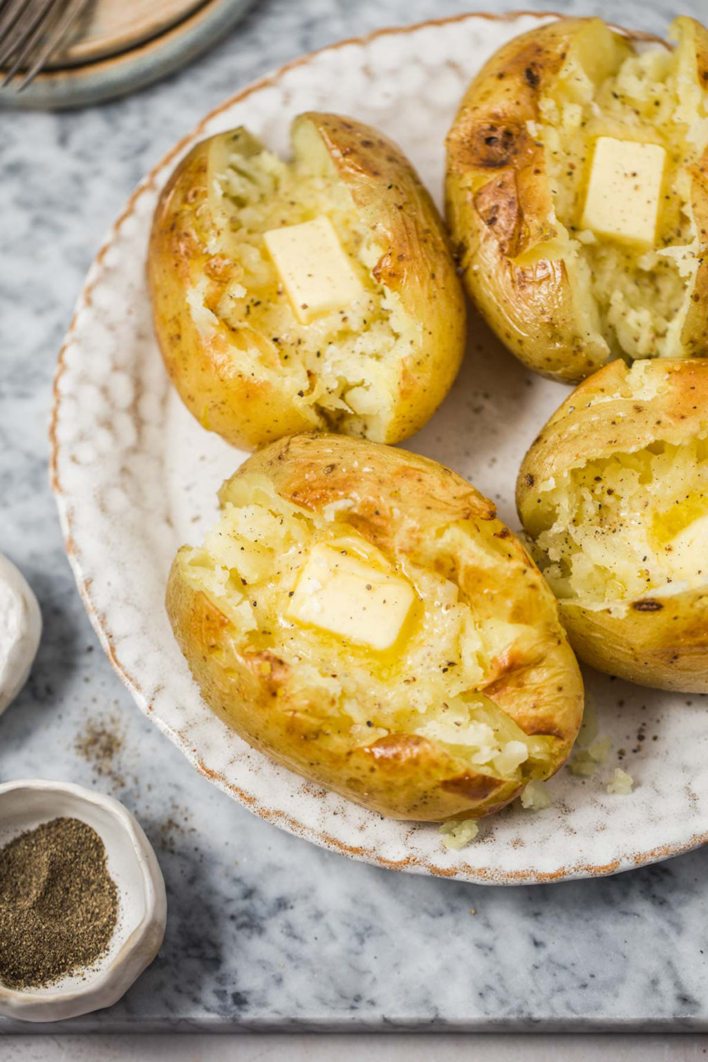 Instant Pot Baked Potatoes Nourish Plate