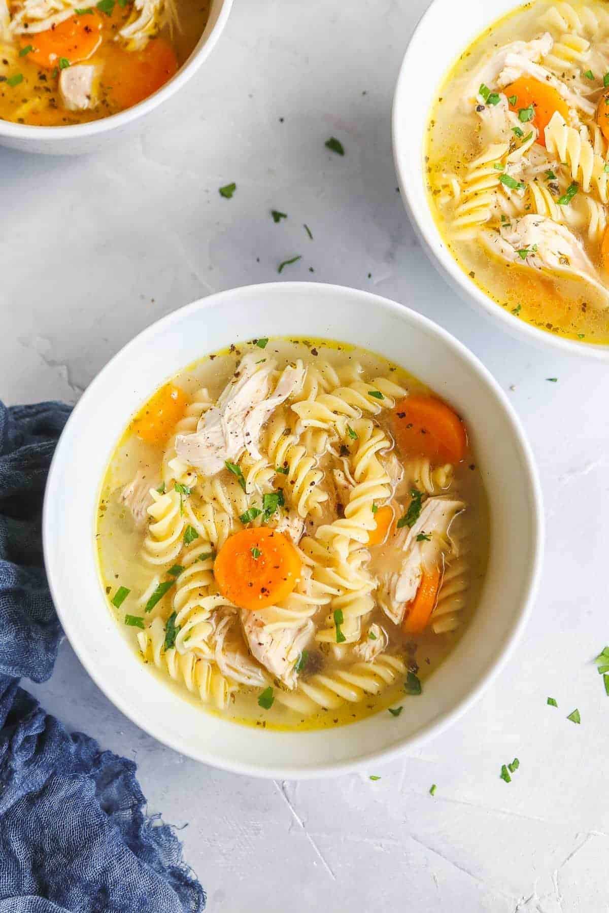 Instant Pot Chicken noodle Soup