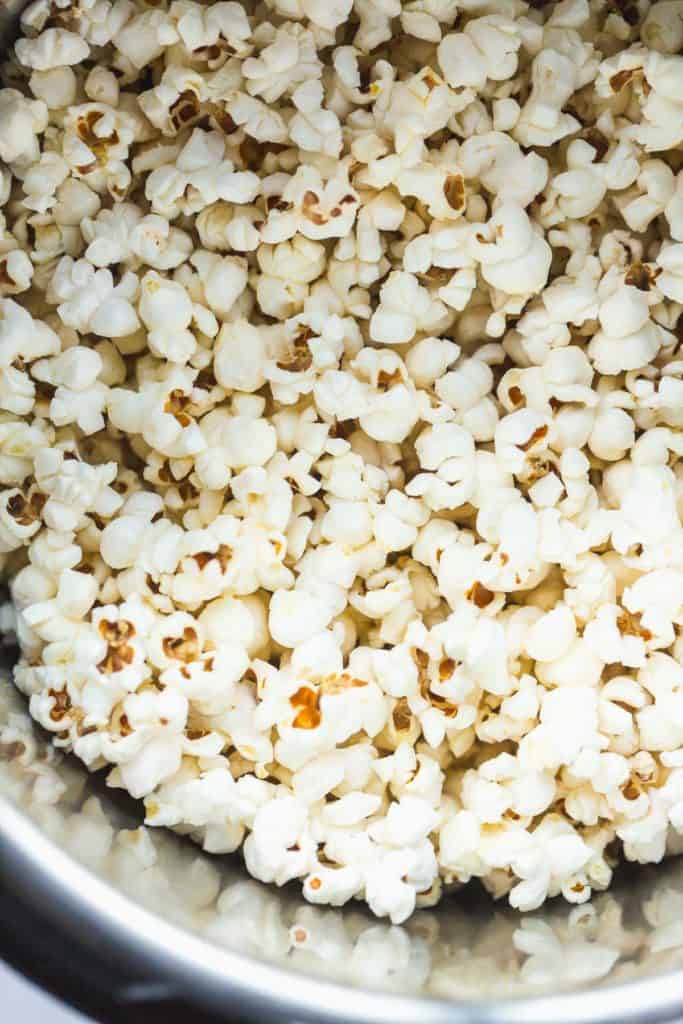 Instant Pot Popcorn Recipe + Popular Seasonings Nourish Plate