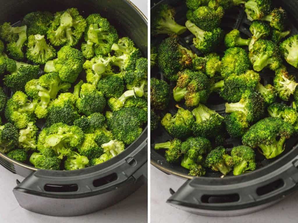 Air Fryer Broccoli Nourish Plate