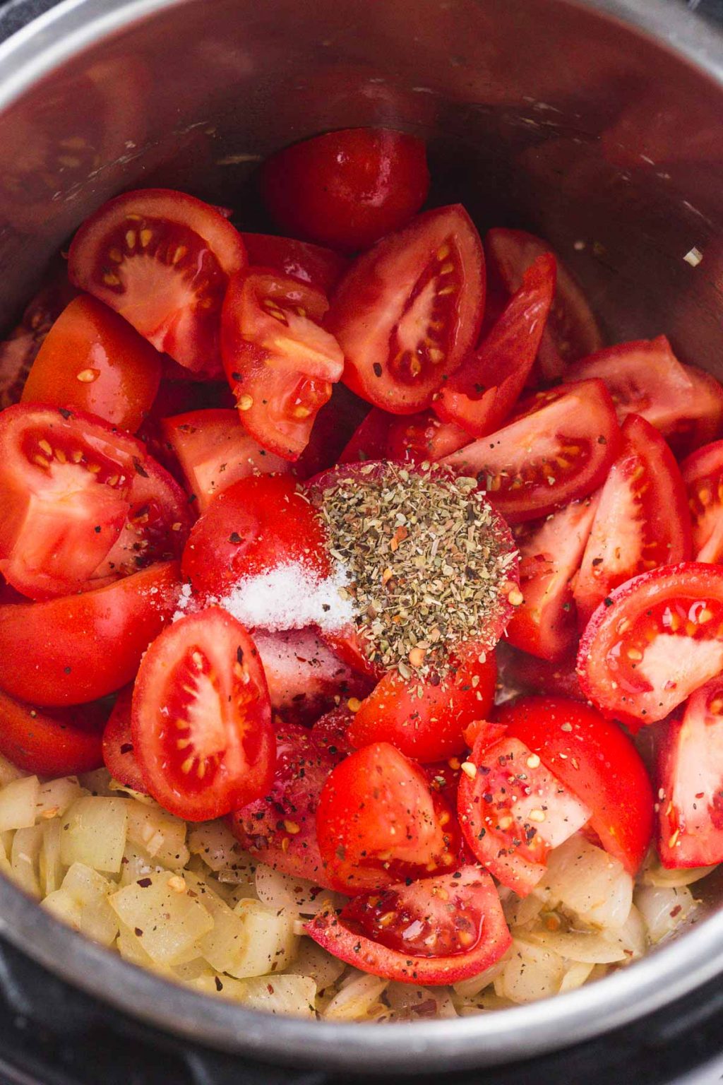 Easy Instant Pot Marinara from Fresh Tomatoes Nourish Plate