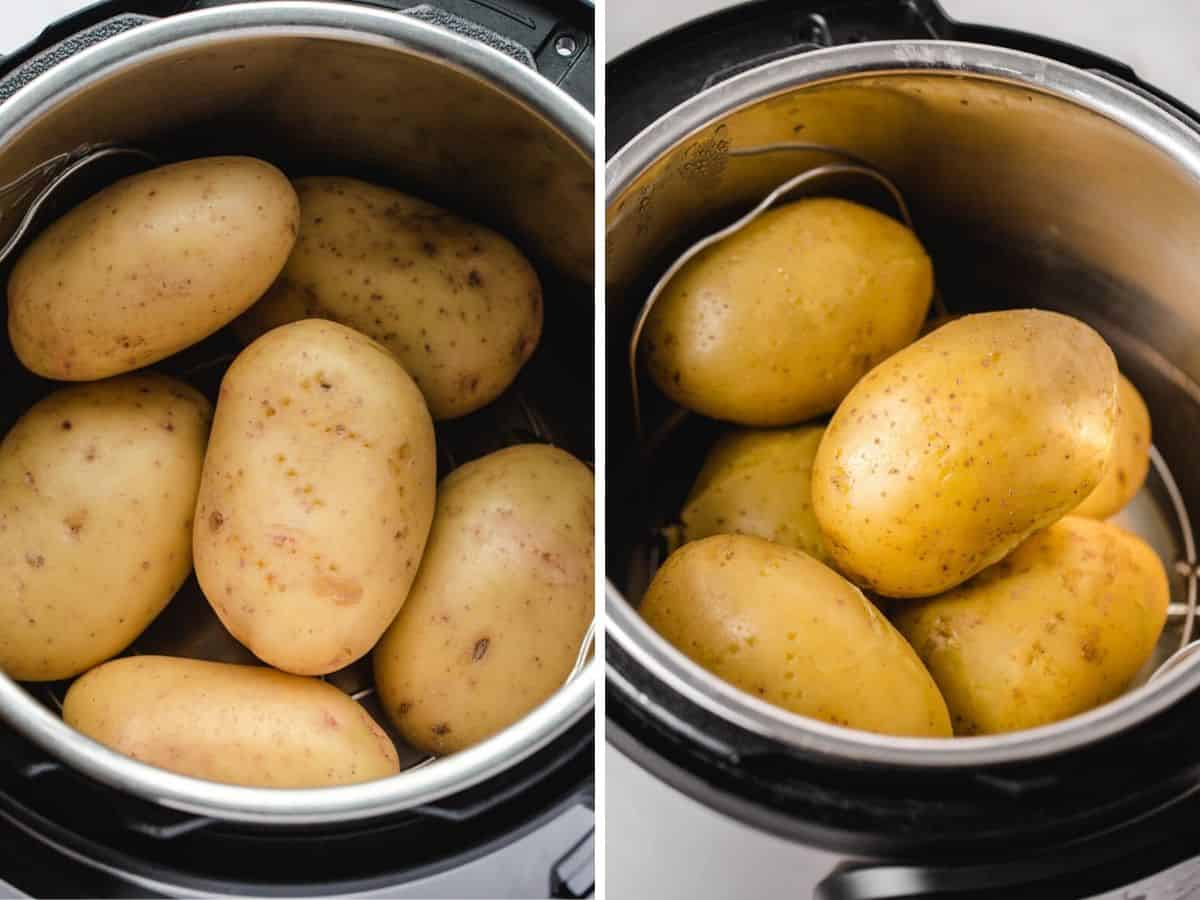Baked potatoes in the Instant Pot