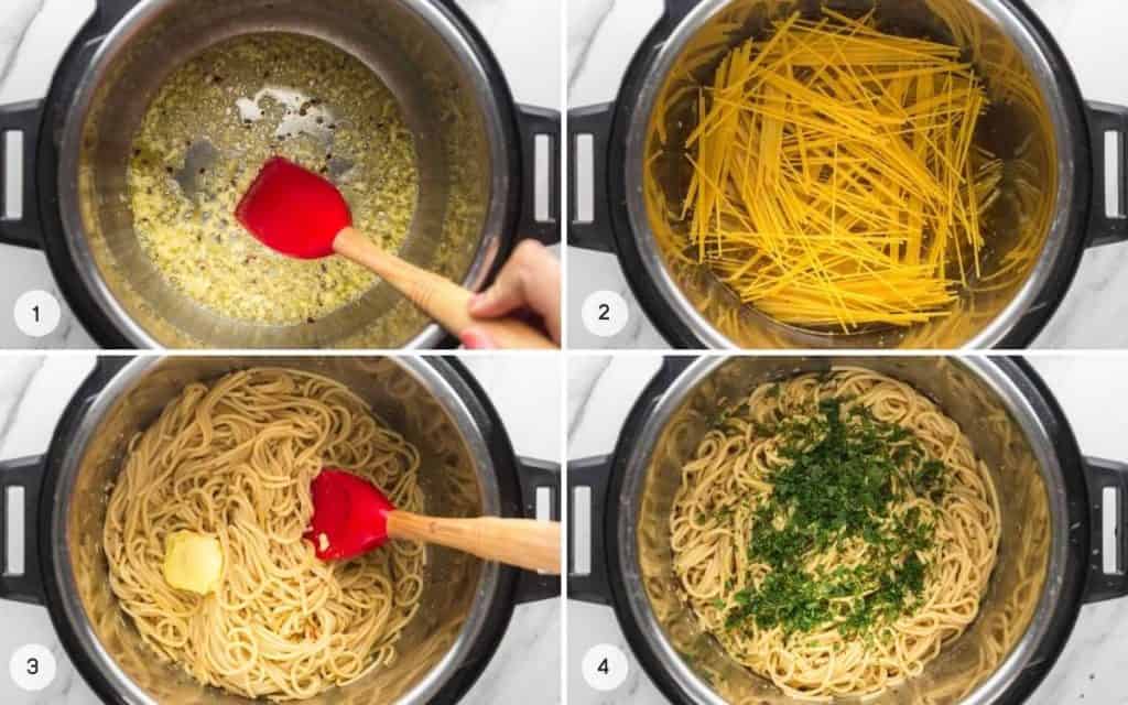 Easy Instant Pot Garlic Parmesan Noodles Nourish Plate