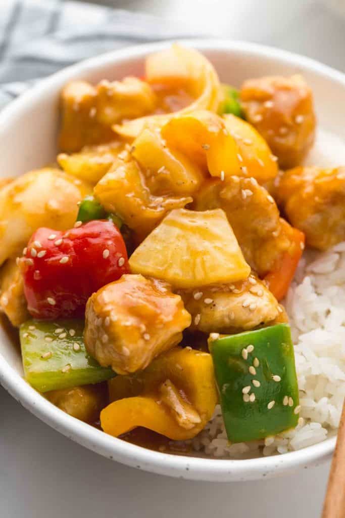 Instant Pot Sweet And Sour Chicken - Nourish Plate