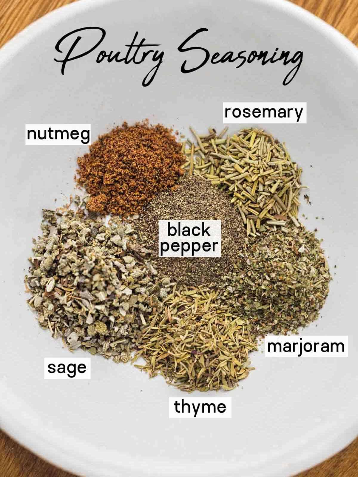 Poultry Seasoning ingredients