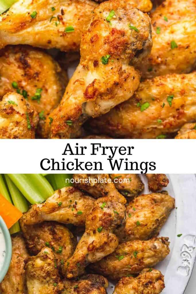 Air Fryer Chicken Wings pin