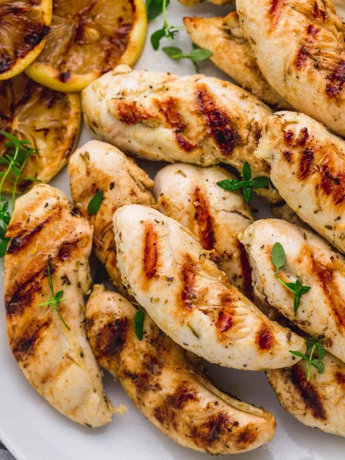 Grilled Chicken Tenders - Nourish Plate