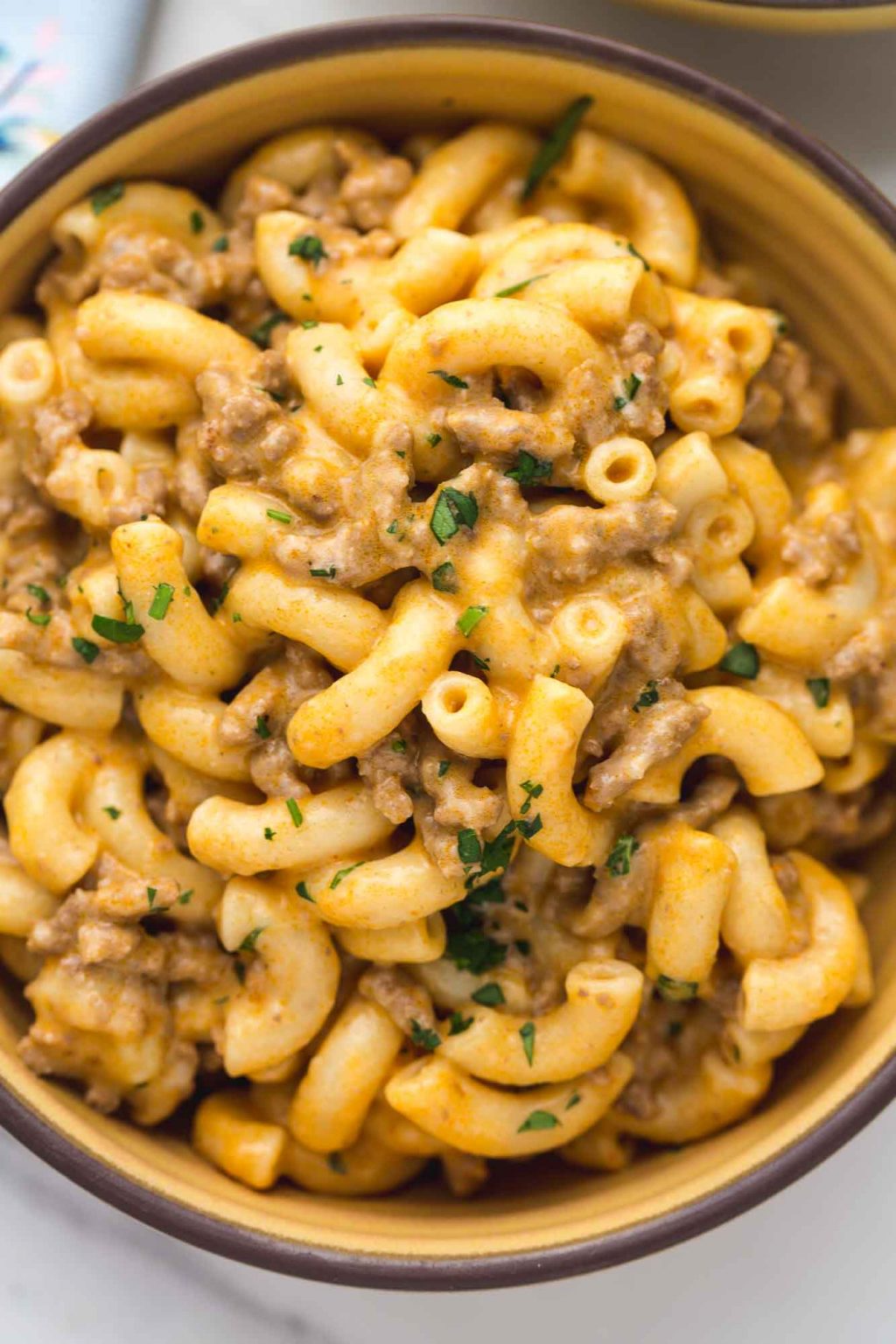 homemade-instant-pot-hamburger-helper-nourish-plate