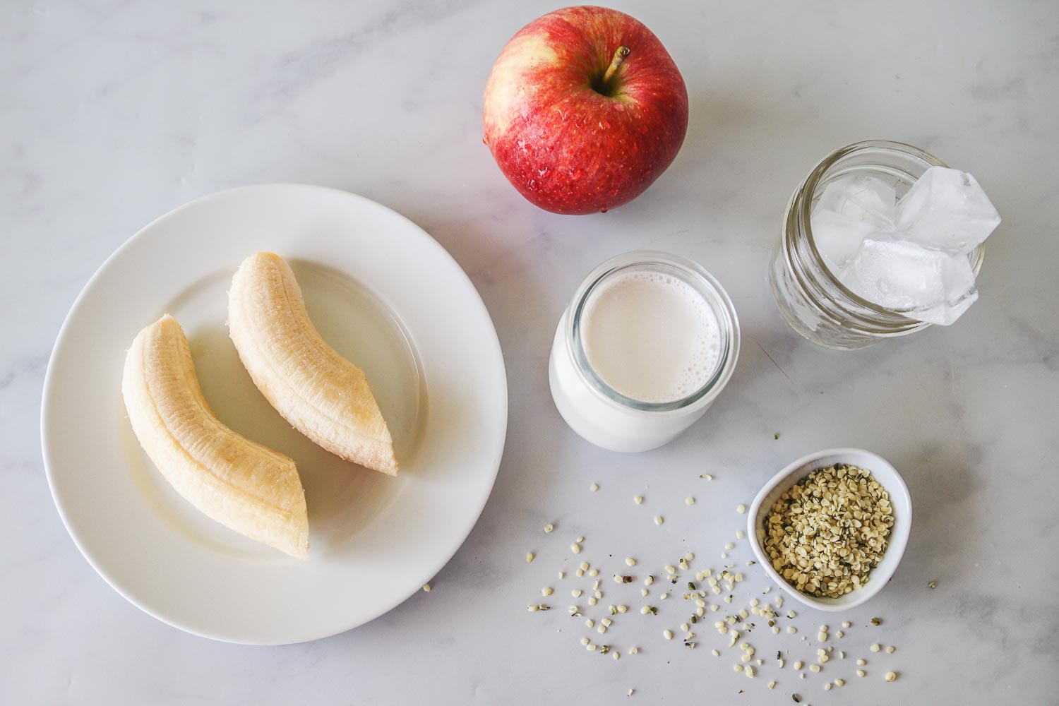 Easy Apple Banana Smoothie Recipe - Nourish Plate