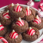 Chocolate Peppermint Kiss Cookies