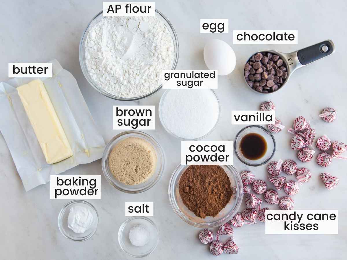 Ingredients needed for this cookie recipe 