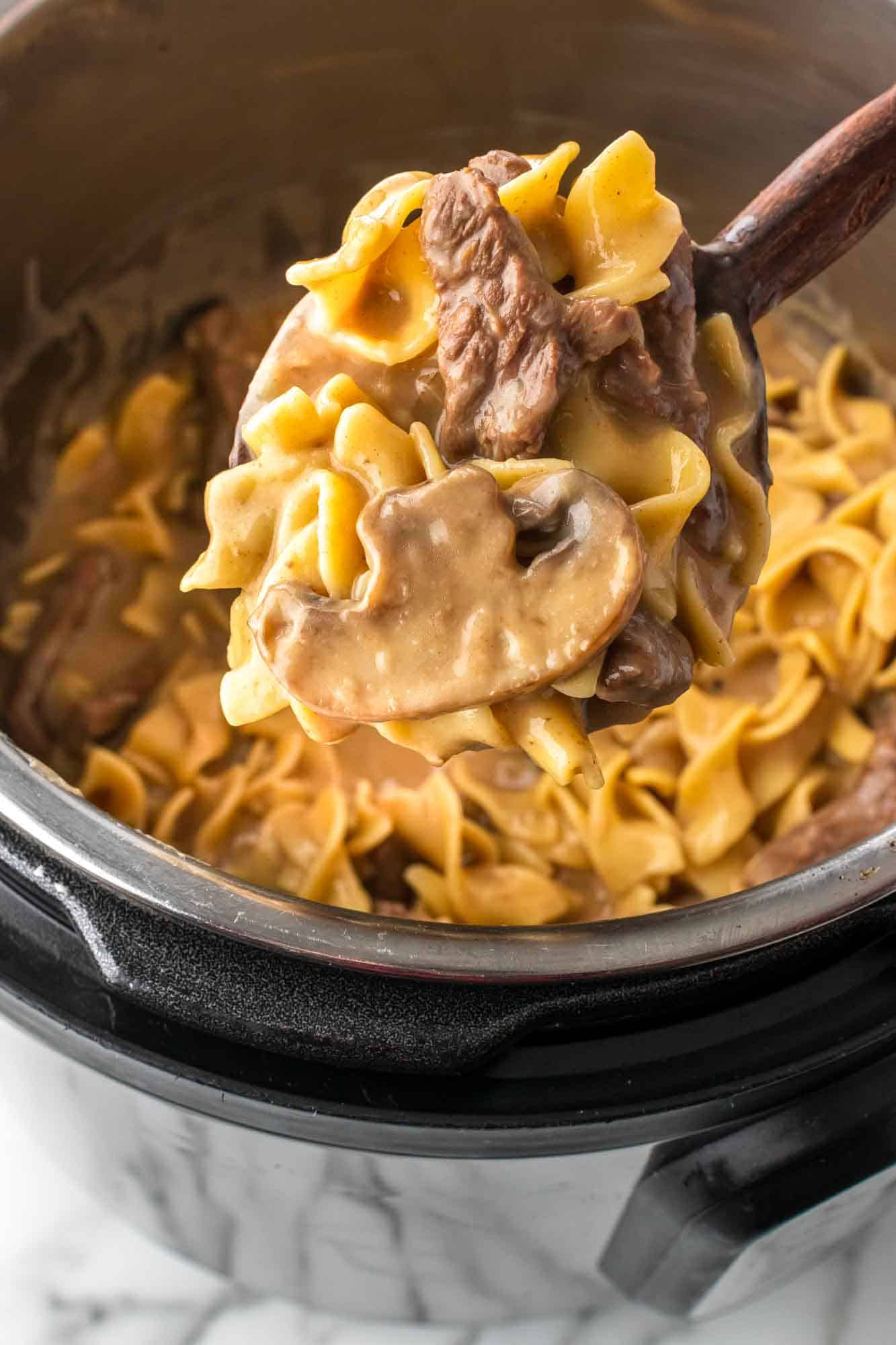 Instant Pot® Easy Beef Stroganoff