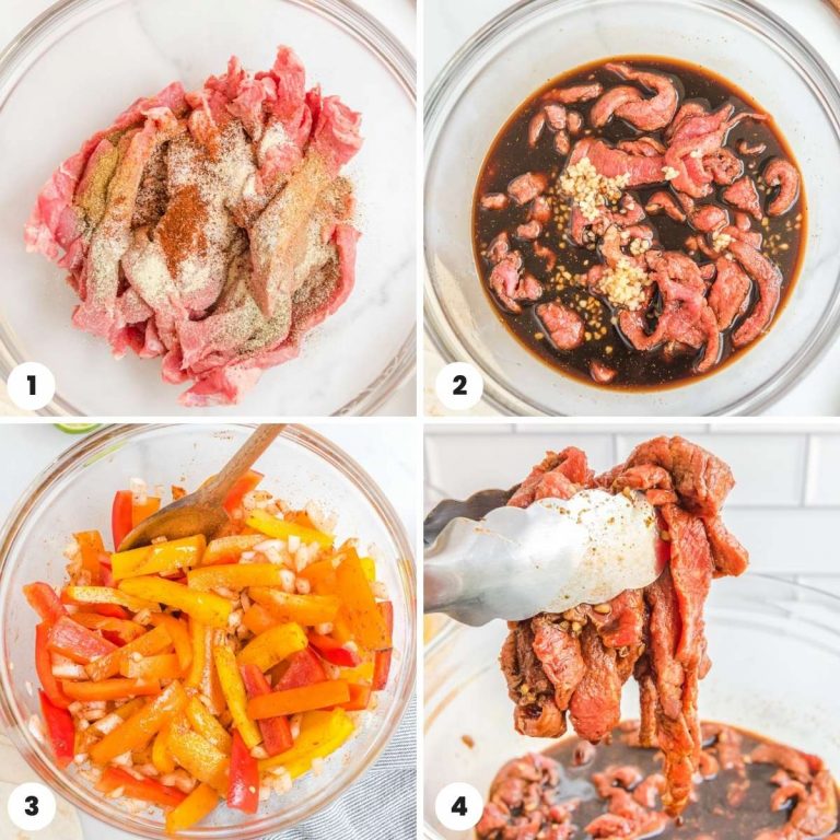 The Best Air Fryer Steak Fajitas Nourish Plate