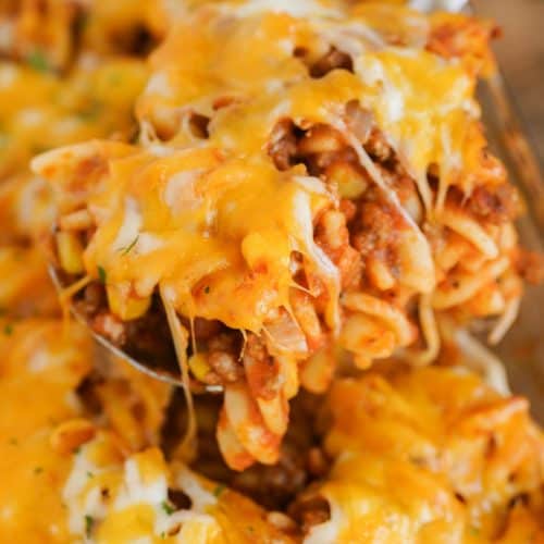 Easy Ground Beef Casserole Recipe - Nourish Plate