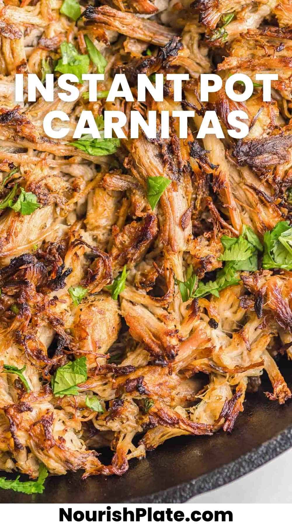 The BEST Instant Pot Carnitas Recipe Nourish Plate