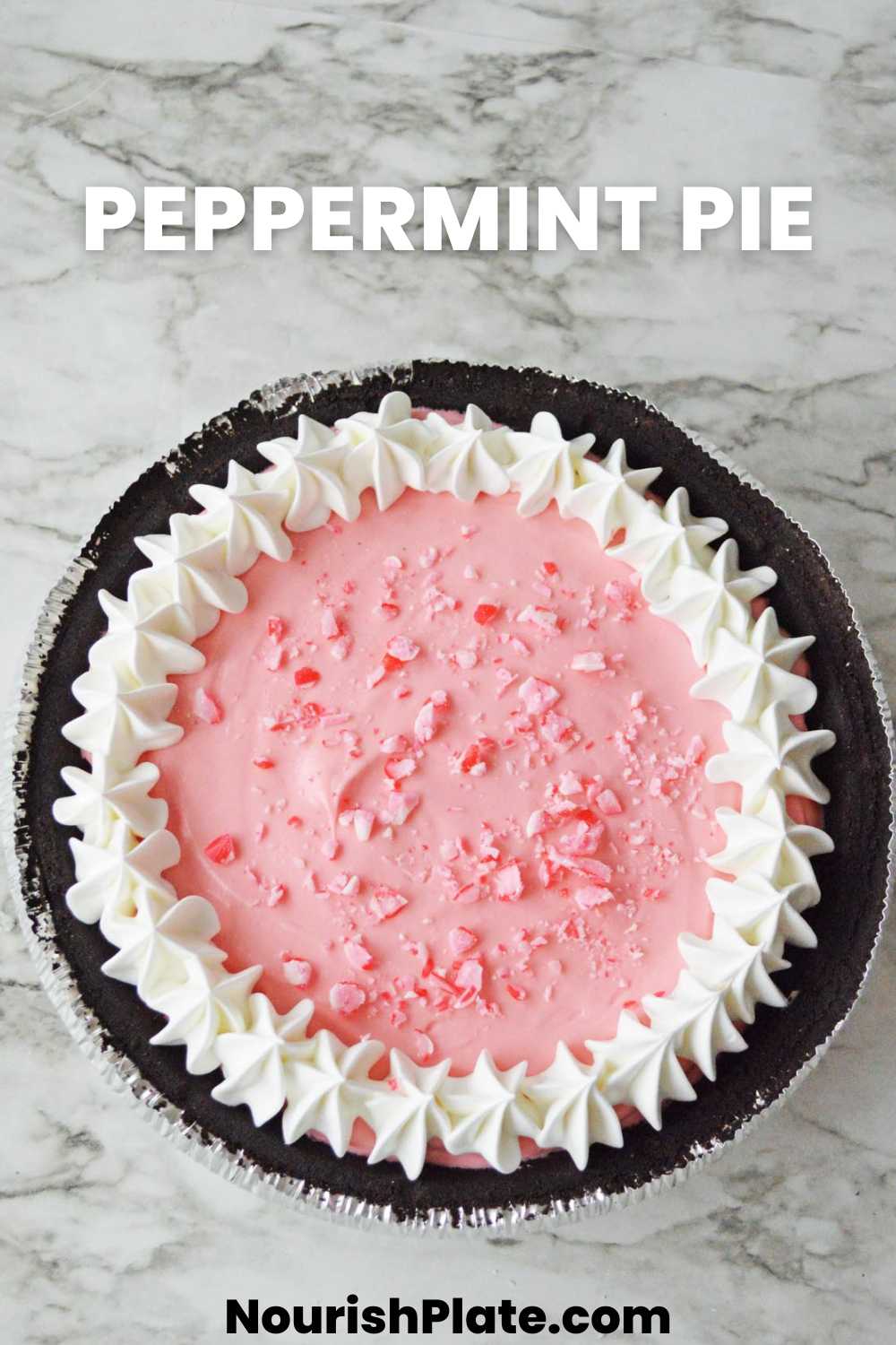 Easy No Bake Peppermint Pie Recipe Nourish Plate 7801