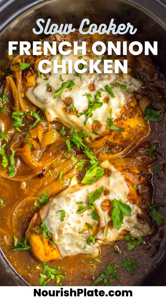 Easy Crock Pot French Onion Chicken Easy Crock Pot French Onion Chicken