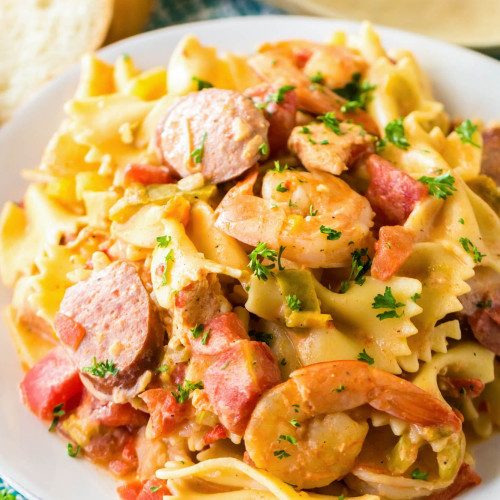 Easy Slow Cooker Jambalaya Pasta Recipe Perfect Family Meal!