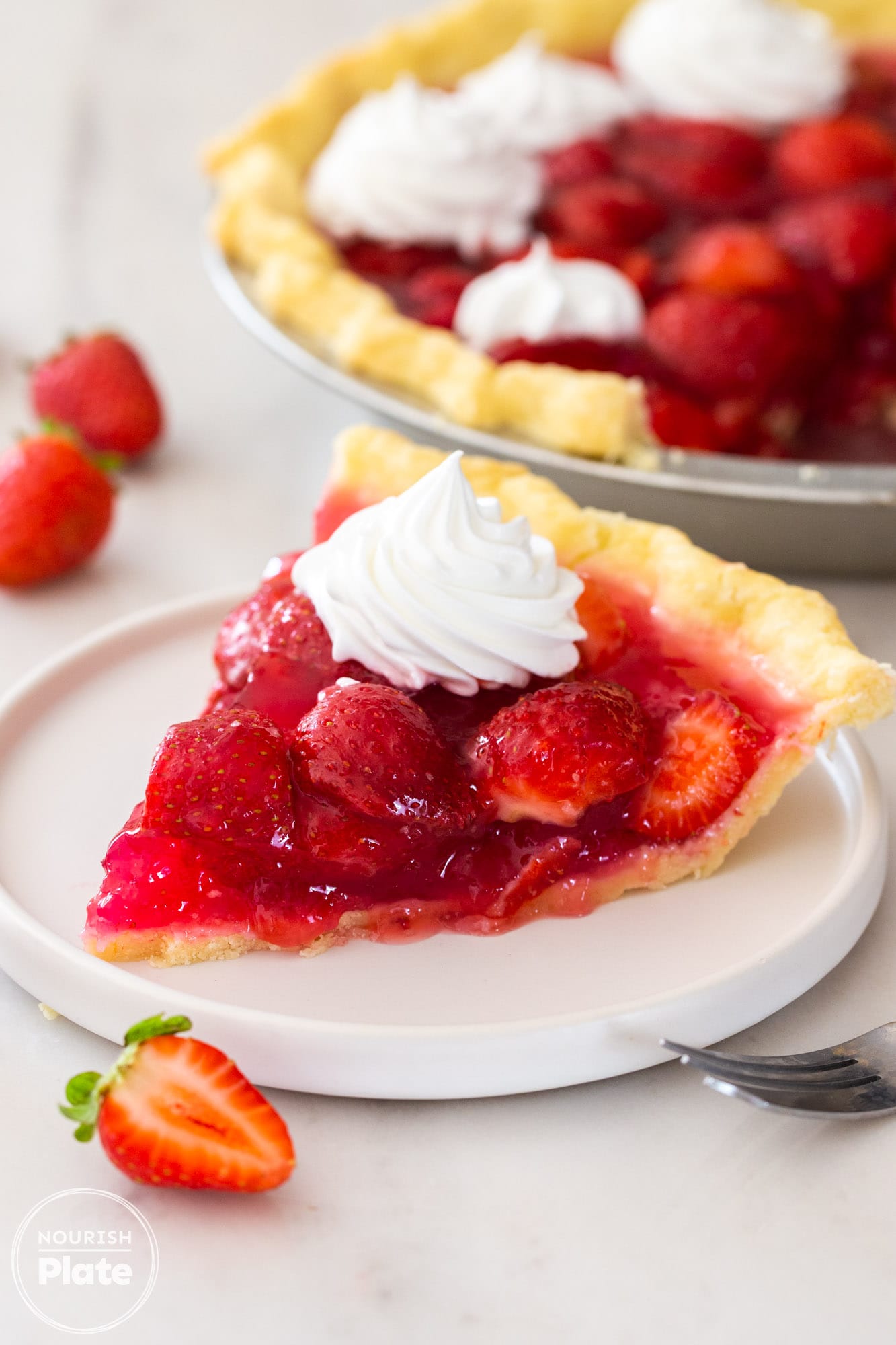 Fresh strawberry deals pie