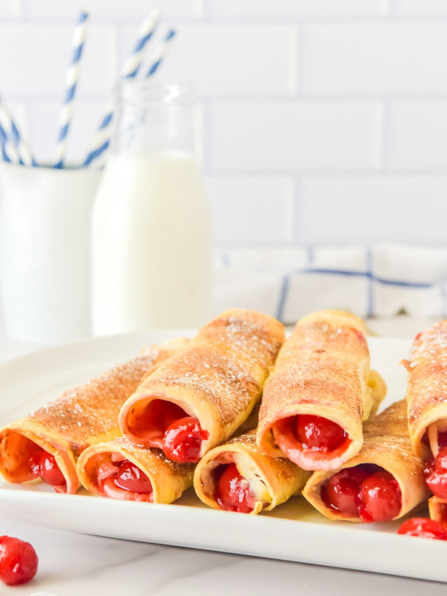 Cherry Cheesecake Taquitos